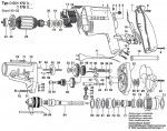 Bosch 0 601 176 046 Percussion Drill 250 V / GB Spare Parts